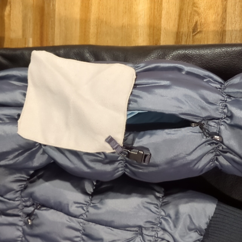 The North Face 600 Down Puffer jacket/coat women's size small color silver - Picture 10 of 16